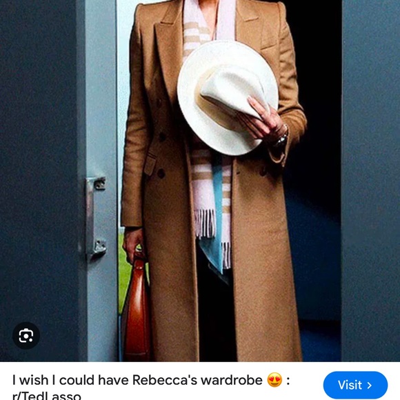 White Halston Fedora - Picture 4 of 4